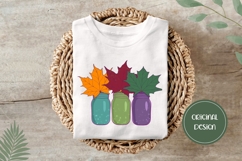 Hand Drawn Fall Illustration, Cartoon Fall Leaves PNG Product Image 3