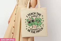 I teach the cutest PNG,St Patricks Day Teacher Sublima Product Image 1
