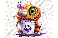 Spooky Café Cuties Halloween PNG Clipart, Holiday Elements Product Image 3