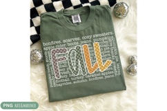 Fall PNG | Autumn Word Art PNG | Pumpkins PNG Product Image 1