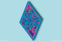 Rose of Wind 3D multilayer SVG/ Rose of Wind 3D mandala Product Image 3