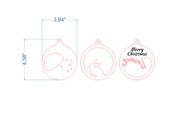 Rabbit Christmas Tree Toy SVG laser cut file for Glowforge Product Image 4