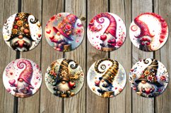 Valentine gnome | coaster &amp; key chain sublumation Product Image 3