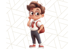 School Teacher Clipart, Boy Teacher PNG, Cute Classroom Art Product Image 3