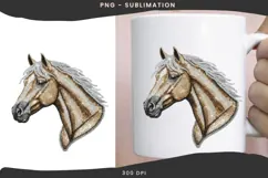 Horse head png design for T-shirts Product Image 3