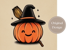 Halloween Pumpkin Tumbler, Vintage Halloween Tumbler Wrap Product Image 3