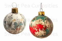 Christmas, Vintage Ornaments, Ephemera, PNG, Clipart Product Image 3