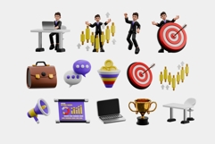 Professional 3D Businessman Character Bundle Product Image 3