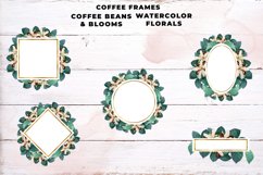 Watercolor Coffee and Flowers Frames Product Image 3