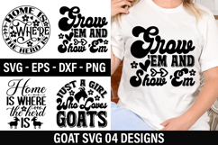 Goat SVG Design - Just A Girl Who Loves Goats Product Image 1