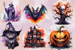 Big Halloween clipart Sublimation Bundle Product Image 5