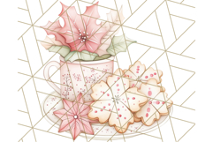 Christmas Cottagecore Kitchen Clipart PNG, Holiday Decor Product Image 3