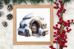 Cozy Winter Animals Clipart, Christmas Clipart Product Image 3