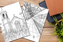 Abandoned Places Coloring Pages 10 A4 PNG Product Image 3