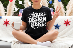 4th of July Sweatshirt Mockup 4th of July Sweatshirt Mockup Product Image 4