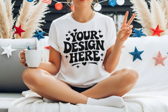 4th of July Sweatshirt Mockup 4th of July Sweatshirt Mockup Product Image 3