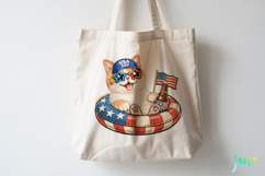 Patriotic Cat Collection PNG Product Image 4