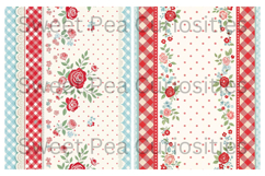 Shabby Chic, Flowers, Papers, Junk Journal Product Image 3