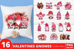 Valentines Gnome Sublimation | 300 DPI | PNG Product Image 1