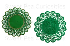 Doilies, Ephemera, PNG, Junk Journal, Vintage, clipart Product Image 3