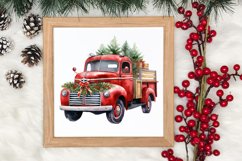Watercolor Christmas Farm Clipart Product Image 3