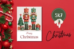 Cartoon Christmas Nutcrackers Greeting Card Printable Product Image 3