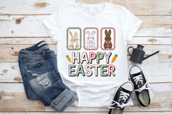 Happy Easter Cute Bunny PNG Sublimation | Happy Easter Day P Product Image 1