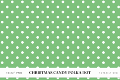 Christmas Candy Polka Dot Digital Patterns Product Image 5