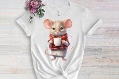 Christmas Animals Coffee Sublimation Clipart, Christmas PNG Product Image 3