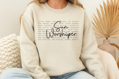 Sun Worshiper words SVG Product Image 1