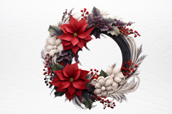 Black Red Christmas Sublimation PNG Product Image 3