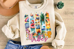 Summer Vibes PNG sublimation |Beach &amp; Summer PNG T-Shirt Product Image 10