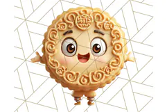 Cute Food PNG Clipart, 3D Adorable Kawaii Characters Png Product Image 3