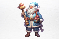 Christmas purple santa claus sublimation PNG Product Image 3