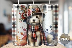 Dog Tumbler Sublimation - 20 Oz Skinny Tumbler Product Image 1