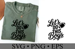 Let's Do this Boys Svg | Game Day Svg | Shirt Svg Product Image 3