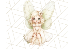 Pastel Fairies and Butterflies PNG, Spring Fantasy Clipart Product Image 3