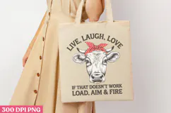 Live Laugh Love If That PNG, Funny Animal Jokes sublimation Product Image 1