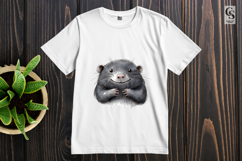 Cute Mole Clipart Sublimation PNG Product Image 2
