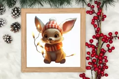 Christmas Reindeer Sublimation Clipart PNG Product Image 3