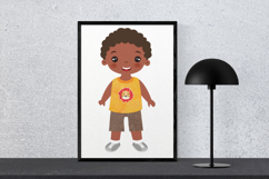 African American Kids Clipart Product Image 3