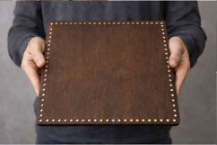 Square basket base 14 inch 35 cm digital file laser cut temp Product Image 3