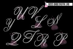 Silver Diamond Alphabet Clipart Product Image 2