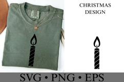 Christmas Candle Svg | Christmas svg | Shirt Svg Product Image 3