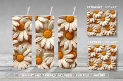 3D Flowers Florals Tumbler Wrap PNG Bundle Product Image 4