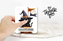 Cartoon Halloween Cat Money Card, Printable Halloween Card Product Image 3