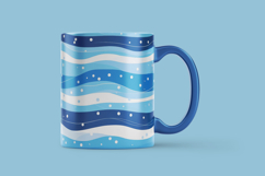 Light Blue Waves Digital Paper Product Image 3