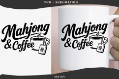 Mahjong quote png design for T-shirts Product Image 3