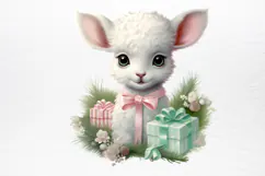 Christmas Baby Animals Clipart PNG Product Image 3