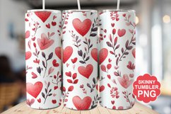 Valentine Pattern Seamless Tumbler | Valentine Tumbler Wrap Product Image 1